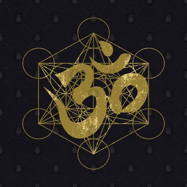 Om and Metatron's Cube by Bluepress